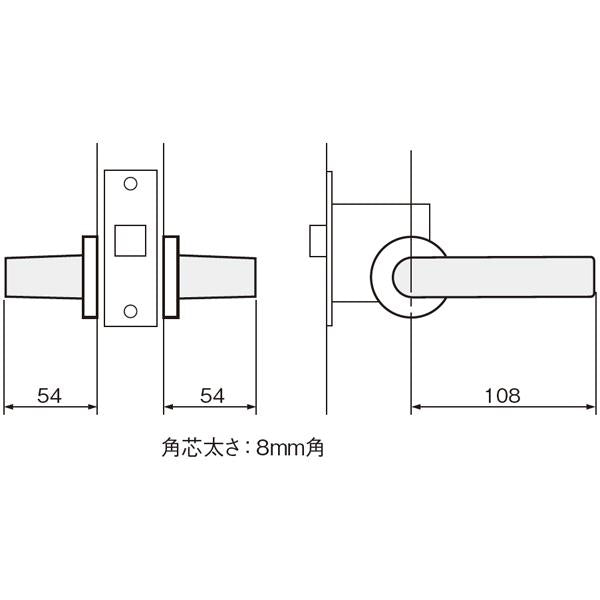 NOMOS L5 レバーハンドル アトムリビンテック