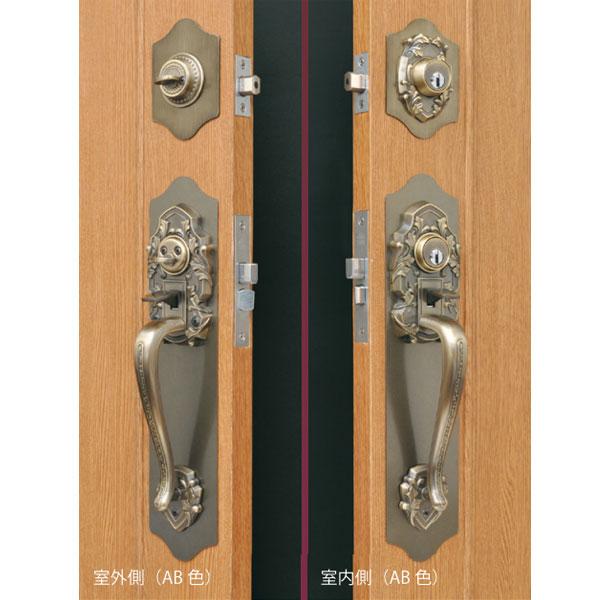 長沢製作所 古代 ツーロック ケースロック 取替錠 924066 CTS錠 万能 装飾錠