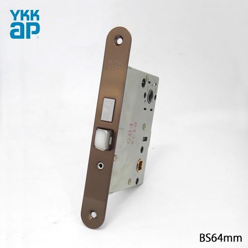 YKK 錠ケース MIWA LZSP 角R付き 主錠 バックセット64mm 主な使用ドア:木製ドア サロ 美和ロック LZSP