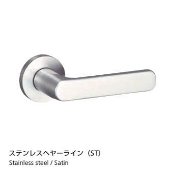 MIWA(美和ロック) LA用 53 レバーハンドル ステンレスヘヤーライン(ST)