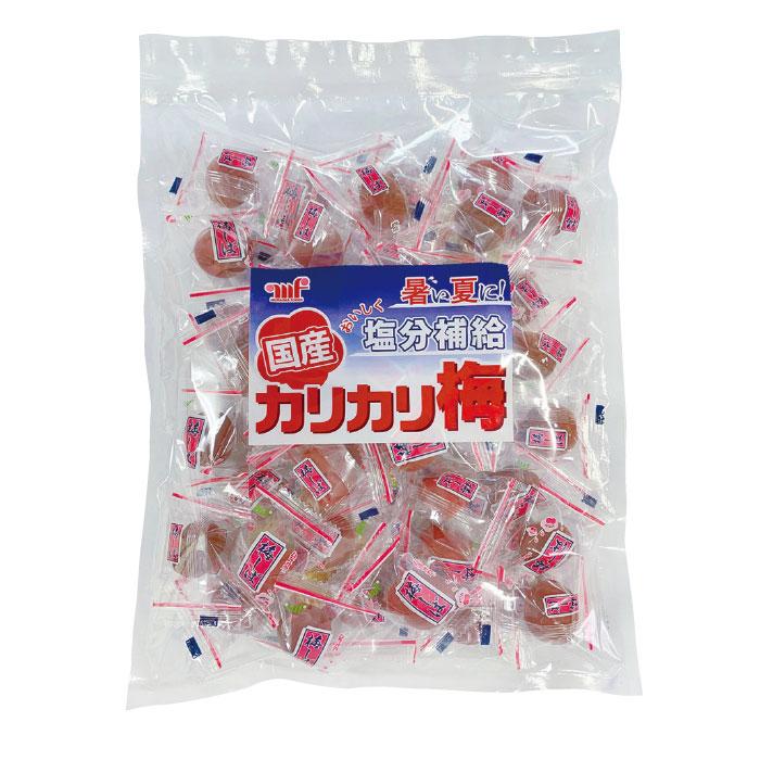熱中症対策 カリッとおいしい 国産カリカリ 梅 塩分補給 低塩
