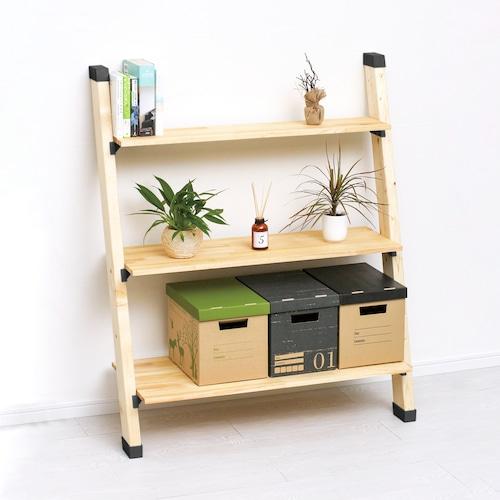 DIY 立て掛けシェルフ ブラック AP-3007B