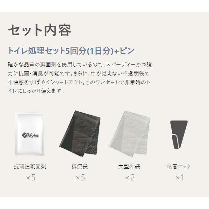簡易トイレ マイレット アートトワレ Artwalet 5回分 001 サボテン おしゃれ 防災トイレセット 災害グッズ 携帯トイレ インテリア