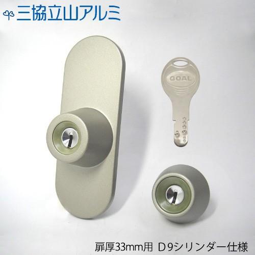 三協立山アルミ GOAL TKG + TKD D9シリンダー WD6163 2個同一セット