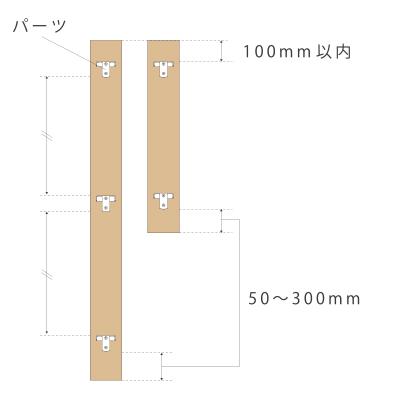 DIY 壁掛けキット AP-3027A|STAND BAR 4