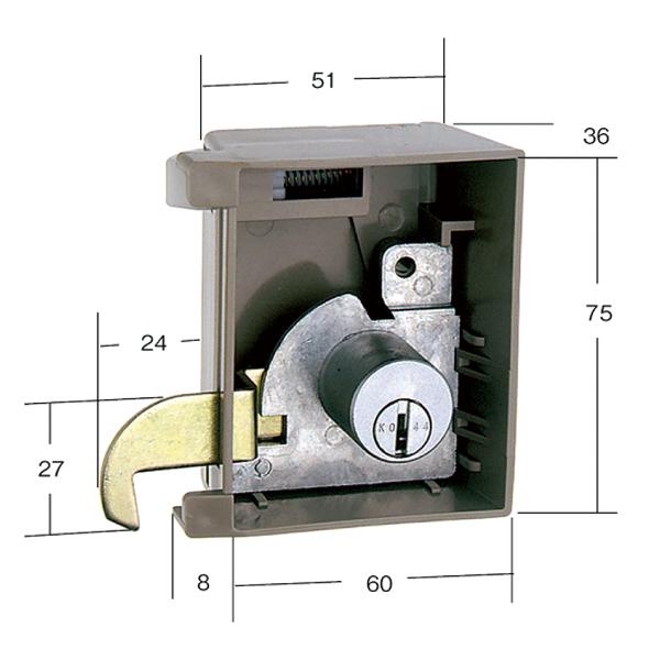 KOKUYO(コクヨ) R-20 ロッカー錠 鍵 ロッカー