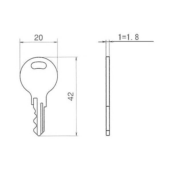 GEO PRiNCE ジョープリンス竹下 メーカー純正キー 追加 スペアキー 合鍵 #500