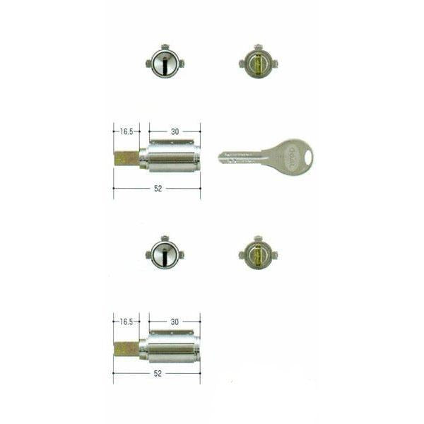 GOAL V18シリンダー PXタイプ 2個同一セットテール刻印46 GCY-262