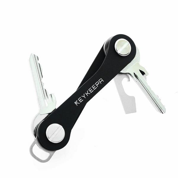 キーケース シンプル プレゼント ギフト ミニマル スマート キーオーガナイザー キーキーパー KEYKEEPA Classic (ブラック)