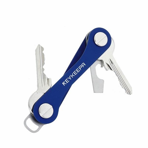 キーケース メンズ キーキーパー KEYKEEPA Classic (ブルー) ドイツ製 おしゃれ コンパクト キーホルダー キーオーガナイザー