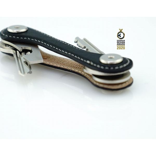 キーケース メンズ キーキーパ KEYKEEPA Leather (ファントムブラック) レザー 皮 ドイツ製 おしゃれ コンパクト キーホルダー キーオーガナイザー