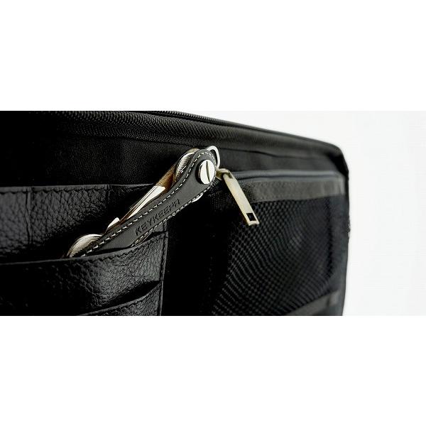 キーケース メンズ キーキーパ KEYKEEPA Leather (ファントムブラック) レザー 皮 ドイツ製 おしゃれ コンパクト キーホルダー キーオーガナイザー