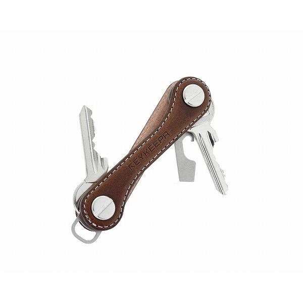 キーケース メンズ キーキーパ KEYKEEPA Leather (モカ) レザー ドイツ製 おしゃれ コンパクト キーホルダー キーオーガナイザー