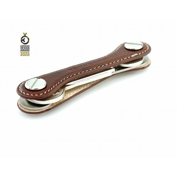 キーケース メンズ キーキーパ KEYKEEPA Leather (モカ) レザー ドイツ製 おしゃれ コンパクト キーホルダー キーオーガナイザー