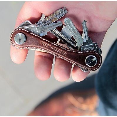 キーケース メンズ キーキーパ KEYKEEPA Leather (モカ) レザー ドイツ製 おしゃれ コンパクト キーホルダー キーオーガナイザー