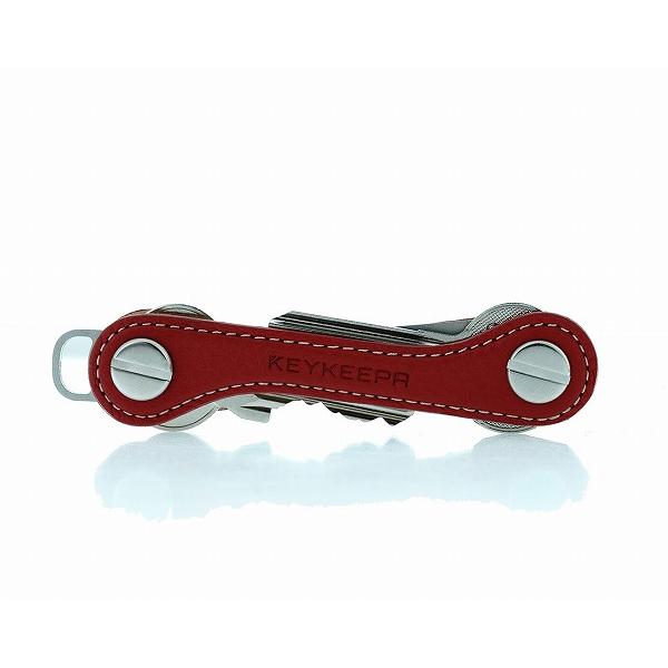 キーケース メンズ キーキーパ KEYKEEPA Leather (レッド) レザー ドイツ製 おしゃれ コンパクト キーホルダー キーオーガナイザー