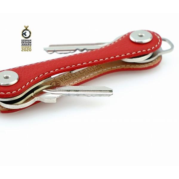 キーケース メンズ キーキーパ KEYKEEPA Leather (レッド) レザー ドイツ製 おしゃれ コンパクト キーホルダー キーオーガナイザー