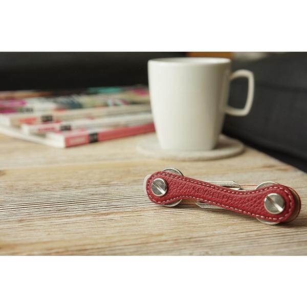 キーケース メンズ キーキーパ KEYKEEPA Leather (レッド) レザー ドイツ製 おしゃれ コンパクト キーホルダー キーオーガナイザー