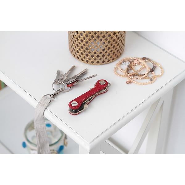キーケース メンズ キーキーパ KEYKEEPA Leather (レッド) レザー ドイツ製 おしゃれ コンパクト キーホルダー キーオーガナイザー