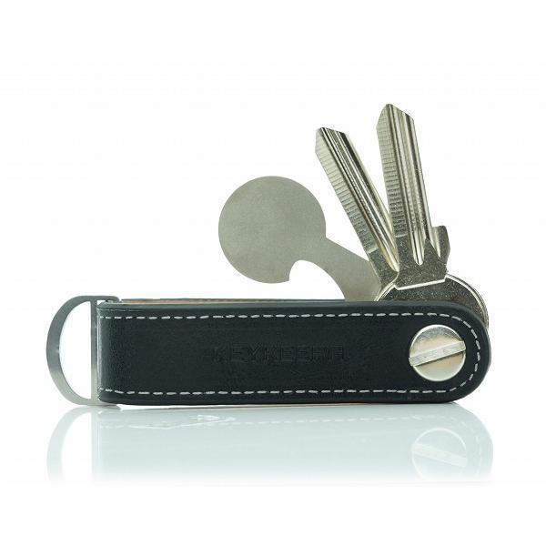 キーケース メンズ キーキーパ KEYKEEPA Loop (ファントムブラック) レザー ドイツ製 おしゃれ コンパクト キーホルダー キーオーガナイザー