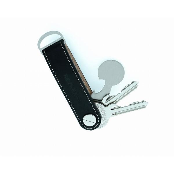 キーケース メンズ キーキーパ KEYKEEPA Loop (ファントムブラック) レザー ドイツ製 おしゃれ コンパクト キーホルダー キーオーガナイザー