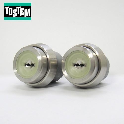TOSTEM トステム 勝手口 マイスター2 MIWA AKP685(取っ手DNA555) 2個同一セットURシリンダー仕様