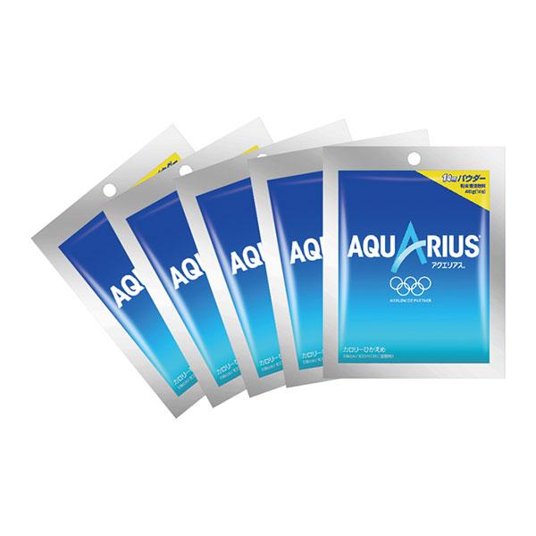 熱中症対策 アクエリアス1L用粉末 5袋入×6箱セット