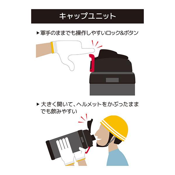 THERMOS サーモス 真空断熱ハードワークジャグ FHS-2000WK HTB ハンマートンブラック