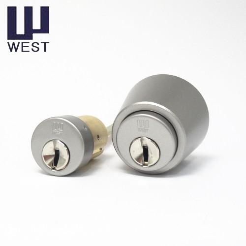 WEST ウエスト 916リプレイスシリンダー SHOWA PPX + GL 玄関ウエスト ショウワ PPX GL-51 2個同一セット