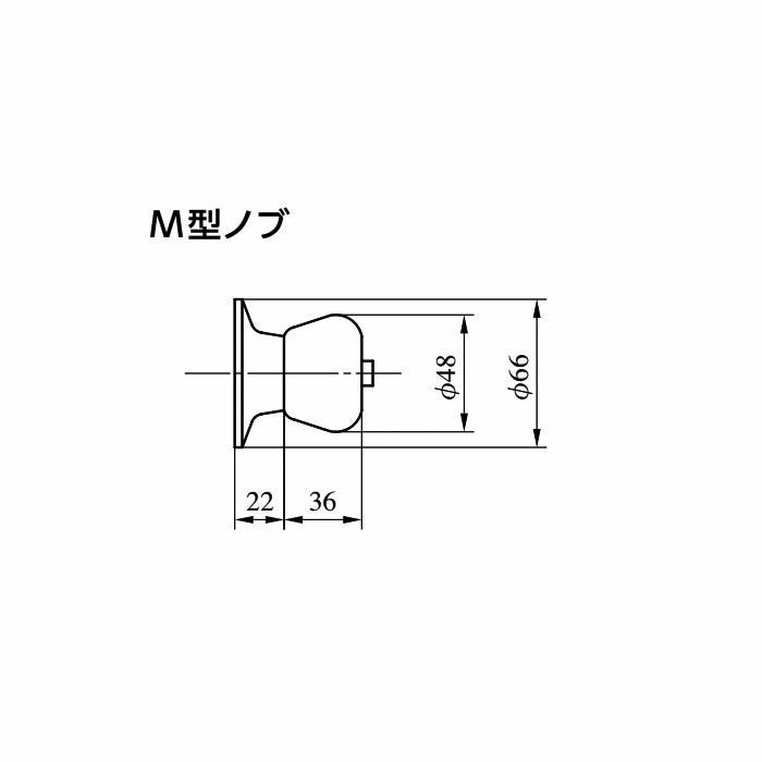 MIWA 握り玉 100BM 美和ロック 浴室錠 バックセット100mm 【外ノブ：非常開装置付 / 内ノブ：押しボタン付ノブ】