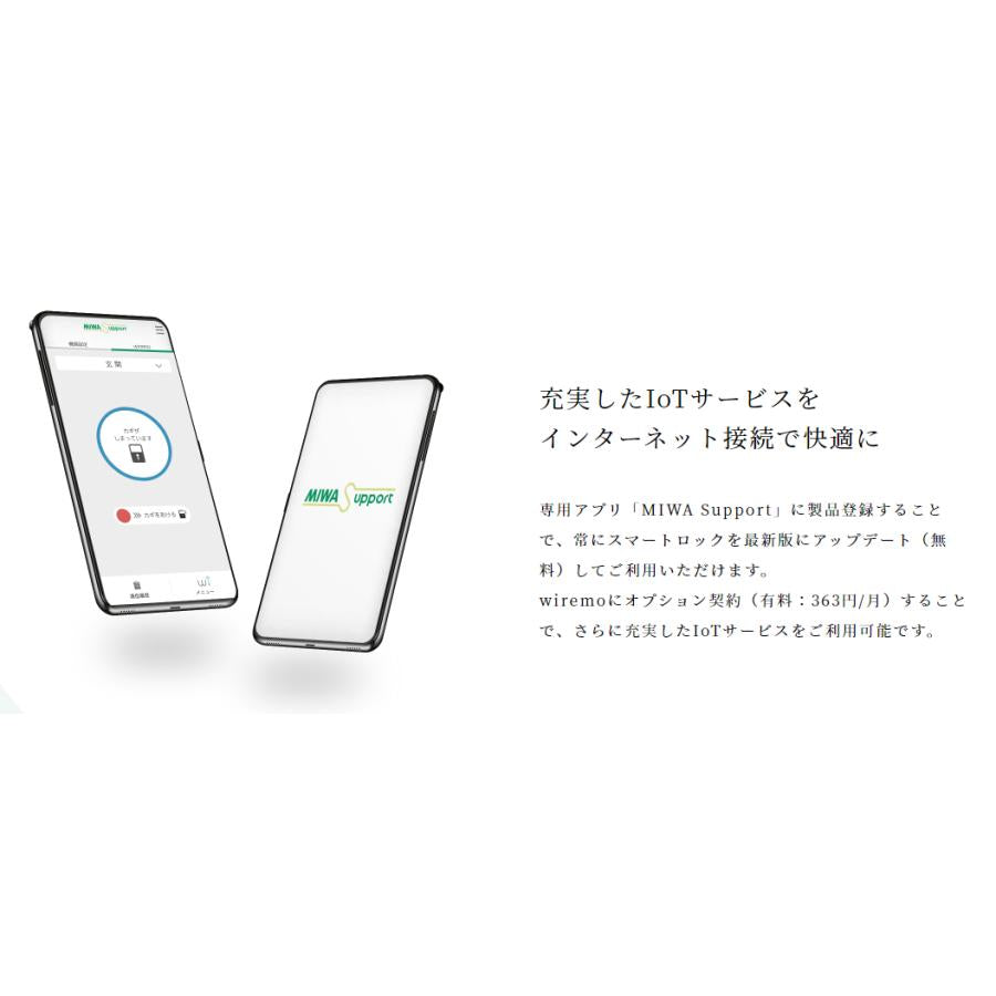 MIWA スマートロック PiACK3smart オートロック 自動施錠 暗証番号 電子錠 ピアック3 1ロック