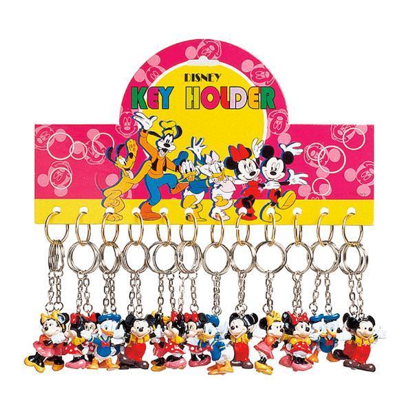 ディズニー No.3 24個セット キーホルダー ディズニー キャラクター 鍵 カギ