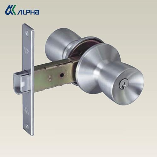 ALPHA アルファ 万能 インテグラル錠 ALPHA LV ドアノブ 玉座 バックセット100mm 33M05-TRW-32D-100-ALU