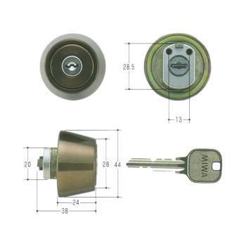 MIWA 美和ロック U9シリンダー LZ-1タイプ　LZ1 MCY-120 LZ/LZSP