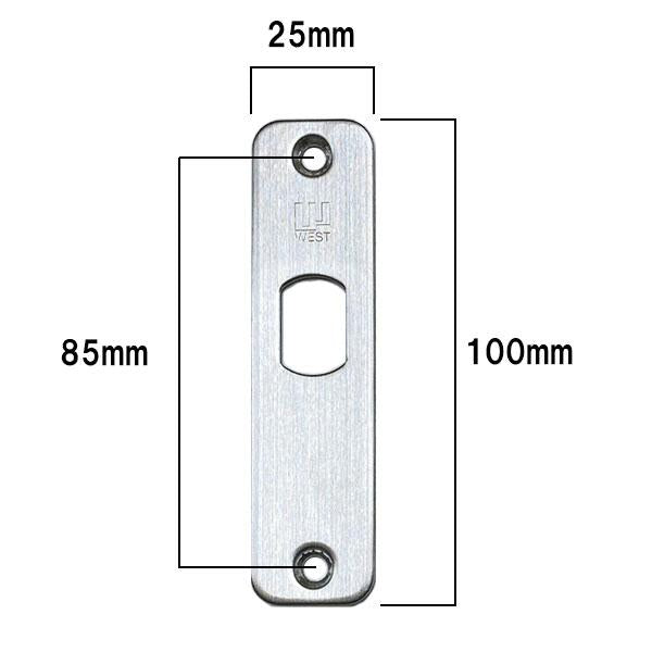 WEST 錠ケース G53-6R ラッチケース G5301-R6 フロント ロック機能あり 交換 取替え バックセット50mm